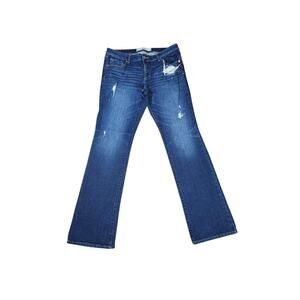 Abercrombie & Fitch Causal Y2K Revival 12R (34x31) Distressed Straight Mid-Rise